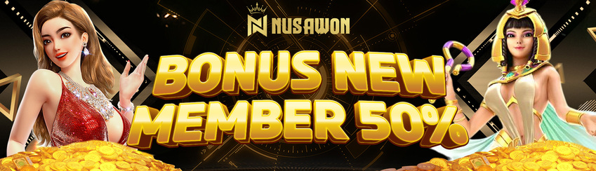 Bonus New Member 50%